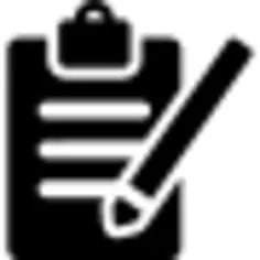 Clipboard with pencil 