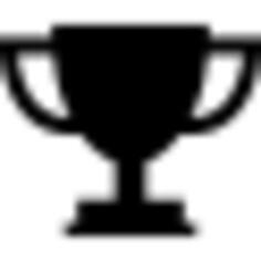Trophy cup silhouette