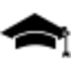 Black graduation cap tool of university student for head