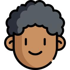 Curly hair