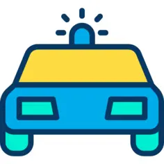 警车