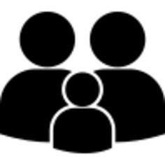 Family silhouette