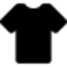 T shirt black silhouette