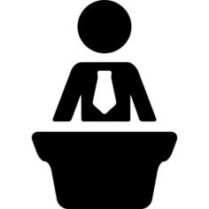在会议上发言