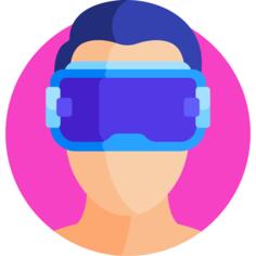 Virtual reality glasses