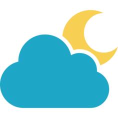 Cloudy night