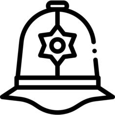 警察帽子