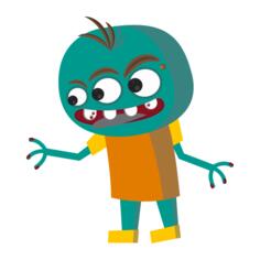 Three-eyed monster vector image