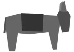 Gray donkey