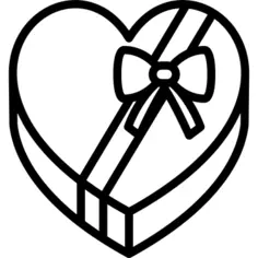 Heart Shaped Chocolate Box