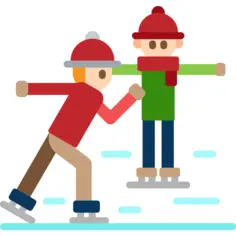 Ice skating