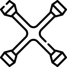 Cross wrench