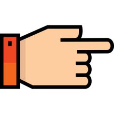 Pointing right