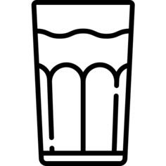 Glass of water