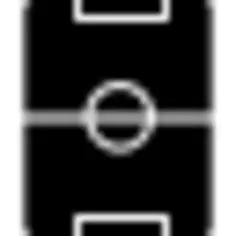 体育场的足球场从顶视图的