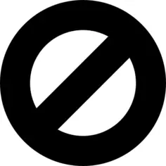 Prohibited sign