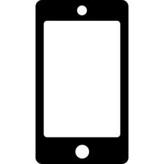 Smartphone with blank screen