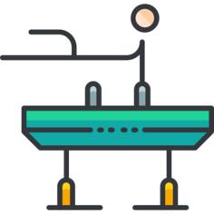 Pommel horse gymnastics