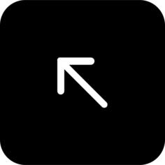 Diagonal arrow