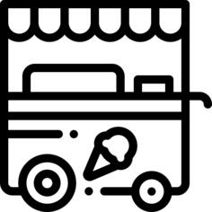 Ice cream cart