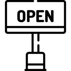Open sign