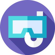 Diving glasses