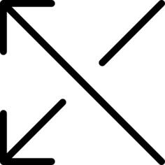Crossed arrows