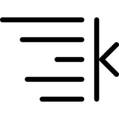 左缩进