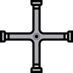 Cross wrench
