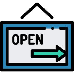 Open sign