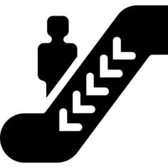 自动扶梯下来