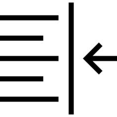 右缩进