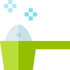 Laundry detergent measuring spoon