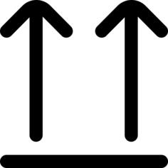 Up arrows