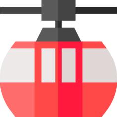 Cable car cabin