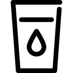 Glass of water