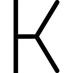 Letter k