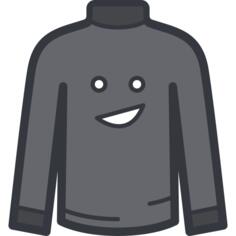 高领毛衣