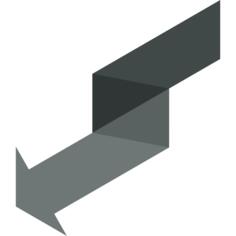 Diagonal arrow