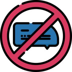 No chatting