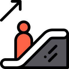 Escalator up