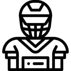 American football player