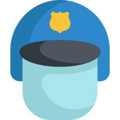 Police helmet