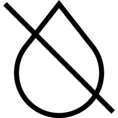 No water