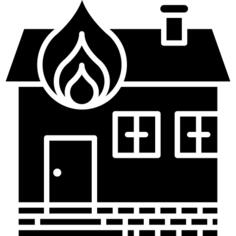 Burning house