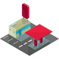 Gas station