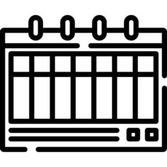 Weekly calendar