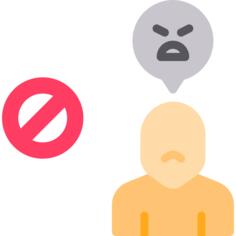 No angry