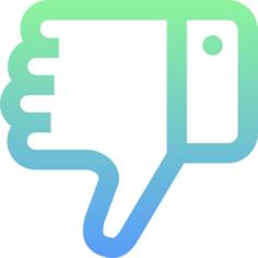 拇指向下