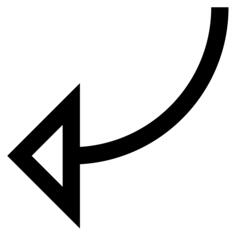 Curve arrow